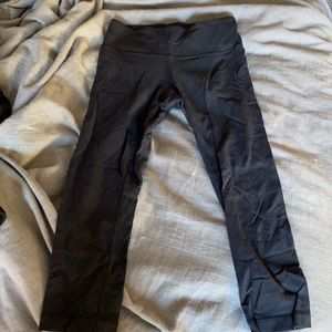 Lululemon wonder under crop leggings